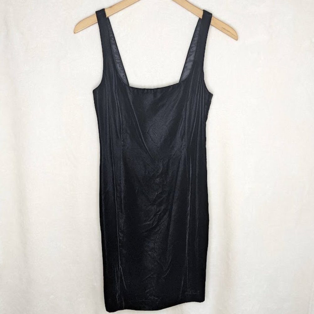 NWT Vintage Ann Taylor 90's Velvet Mini Dress Size 2 Dead Stock